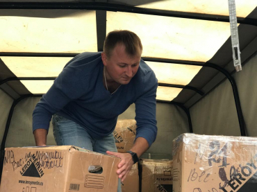 Члены ОПЛМР занимались организовали погрузку гуманитарной помощи Иркутской области