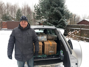 Руководитель Павлово-Посадского "Боевого братства" Олег Кондаков передал от ветераны боевых действий отличные керамические электронагреватели для ребят в зону СВО.