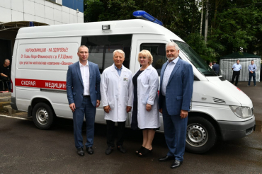 Новый автомобиль экстренной медицинской помощи 