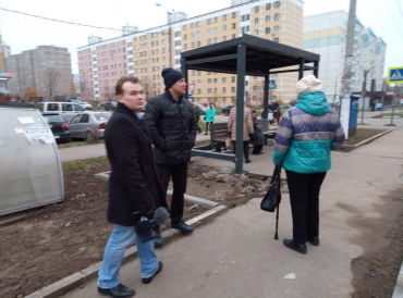 По поручению председателя Общественной палаты Г.о.Подольск  проведен общественный контроль по замене старых остановочных павильонов