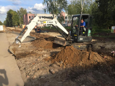 Устройство кабельной канализации в Молодёжном проинспектировали члены Общественной палаты