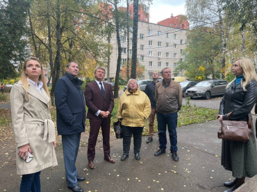 участие в осмотре трех домов Апрелевки в рамках контроля качества их ремонта