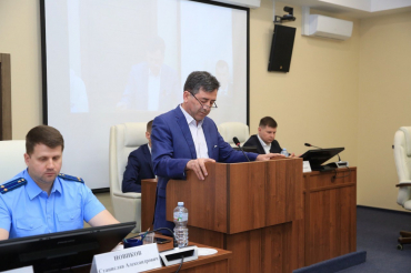 Председатель Общественной Палаты Долгопрудного Ахат Мамедов выступил на заседании городского Совета депутатов с докладом о проделанной Палатой работе за прошедший год