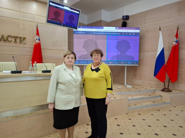 члены Общественной Палаты Долгопрудного Ирина Артемьева и Наталья Шаврова приняли участие в заседании межкомиссионной рабочей группы по вопросам демографии, защите семьи и детства Общественной Палаты Московской Области.
