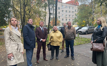 участие в осмотре трех домов Апрелевки в рамках контроля качества их ремонта