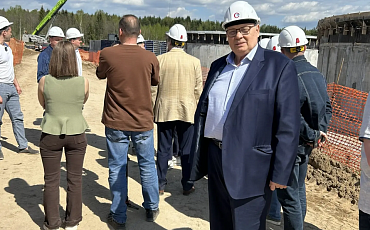 Приняли участие в выездном совещании на строительной площадке очистных сооружений представители Общественной палаты Дубны