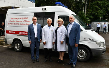 Новый автомобиль экстренной медицинской помощи 